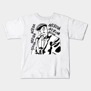 Pablo Neruda Kids T-Shirt